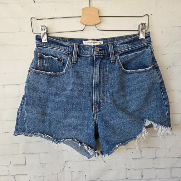 Abercrombie & Fitch Curve The 4" Inch Mom Short High Rise Size 27 Waist / 4 - Picture 1 of 8